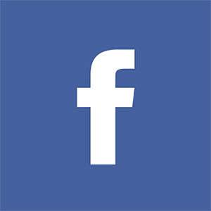 Logo da página do Facebook.