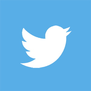 Logo da página do Twitter.