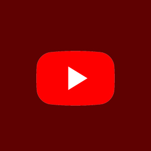Logo da página do YouTube.